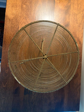 vintage wire cake stand