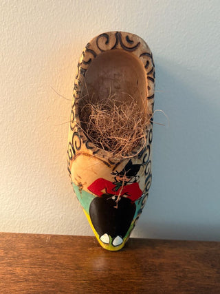 wooden shoe