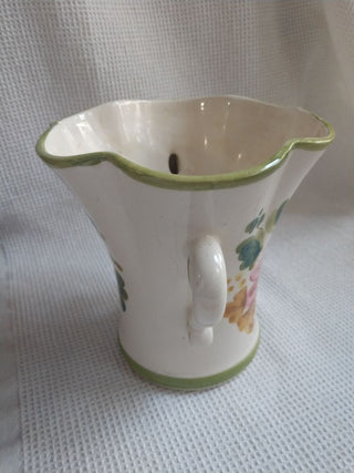 Floral Ceramic Vase Portugal 5.5"