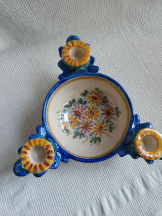 Candle Holder 3 slots with center Portugal