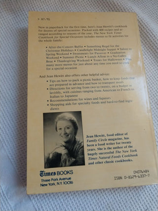 NY Times Cookbook for Special Occaisions