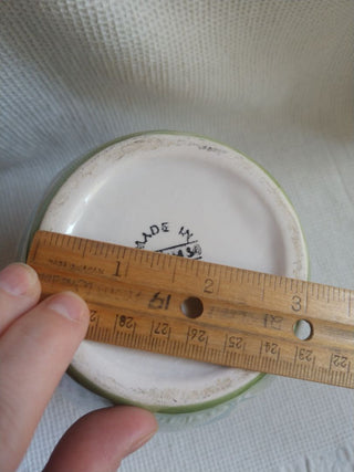 Hand Painted Ceramic Vase 8" Made in Portugal 4 Fruit designs