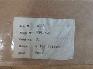 Original painting by W Paul