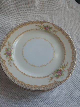 7 Vintage Noritake China Bread & Butter Plates Pattern N154 Circa 1933 Japan