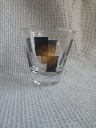 Set of 5 MCM Anchor Hocking Atomic Starburst