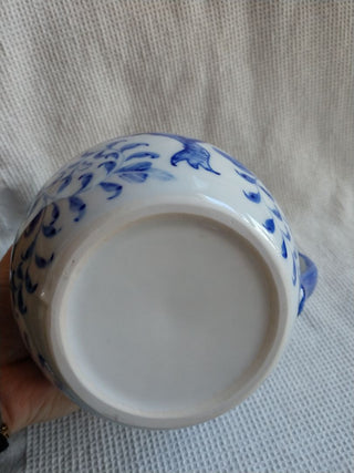 Blue & White Floral Pitcher