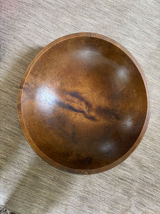 vintage wooden bowl