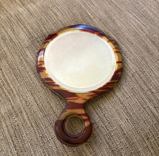 vintage hand mirror