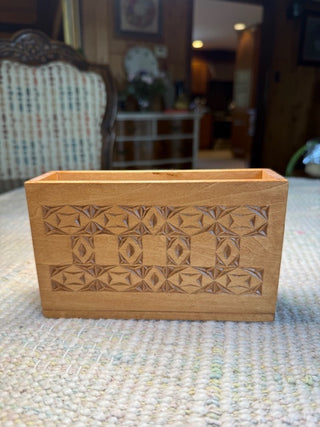 Carved Wooden Box