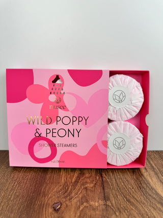 Musee Wild Poppy and Peony Shower Steamers