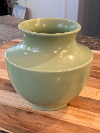 1950's 5" Mint Green Poppy Trail Vase -