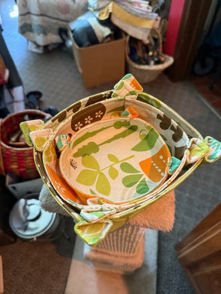 Fabric Nesting Bowls (3 in Set)