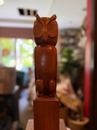 Large Wooden Own Figurine