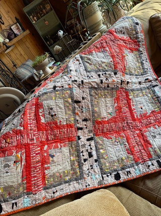 Handmade Halloween Quilt (by S.Tinberg)
