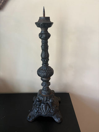 cast iron candlestick