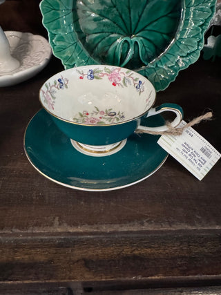 400 Tea Cup with plate/   Holy Classic Bone China w/Plate japan FIRM - Price is Firm