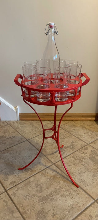 UNIQUE/RARE metal tray w/removable legs (11pcs)