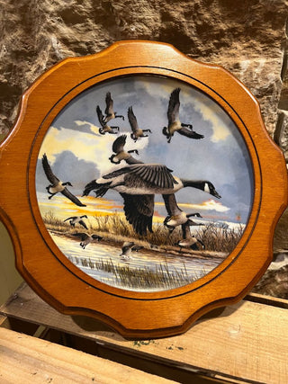 "The Landing" Plate No. 6190 D by Donald Pentz - Framed with Hanger