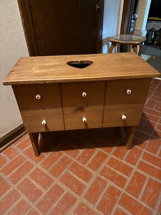 Wood Toy Chest on Legs
