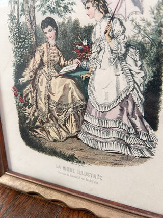 "La Mode Illustree" French Fashion Print