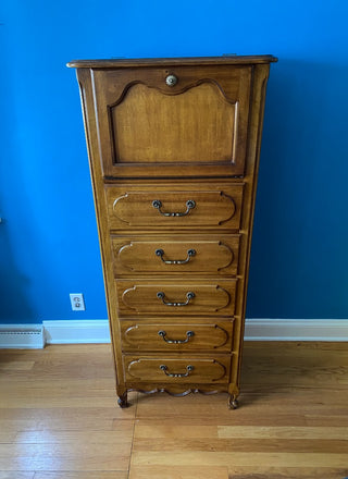 Vintage Link Margaux 5 drawer lingerie chest AS IS  16” x 22” x 57.5”