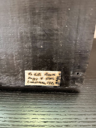 Antique 1921 Maritime Print on Wood