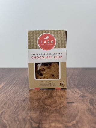 Petit Paquet of Salted Caramel Almond Chocolate Chip Cookies