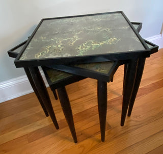 Vintage MCM nesting tables (set of 3) 16”x16”x16.5”
