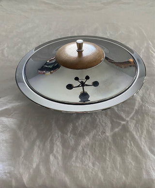 Vintage Milbern Creations covered serving dish 12”