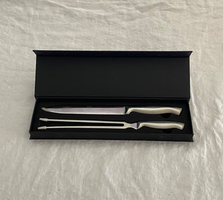 Vintage boxed carving set