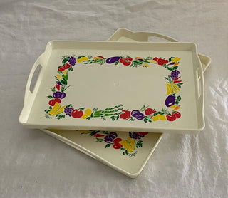 Vintage Kraft trays (set of 2) 11.5”x16”