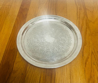 Vintage Reed and Barton Silver Plate Tray 12"