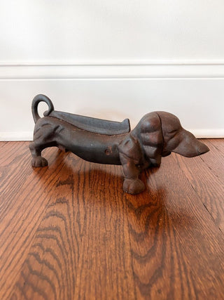Antique Cast Iron Dachshund Boot Scraper