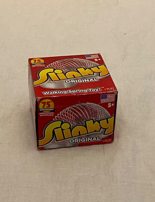 Metal 75th Anniv.  slinky in box