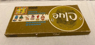 1963 Clue AS IS copies of detective pages & box damage