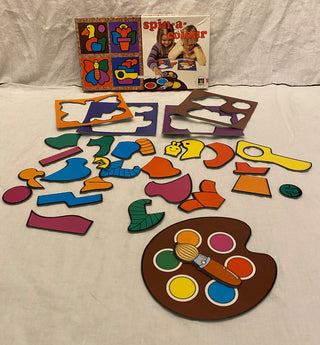 1995 Spin a color game (Spain) AS IS dox damage