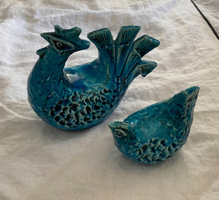 Vintage MCM chickens (set of 2)