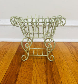 Vintage Iron Plant Stand 10.5" X 8.5" X 8.5"