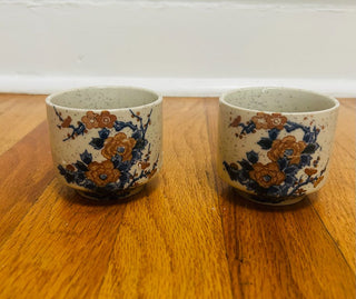 Vintage Japanese Cherry Blossom Tea Cup 2.5" (set of 2)