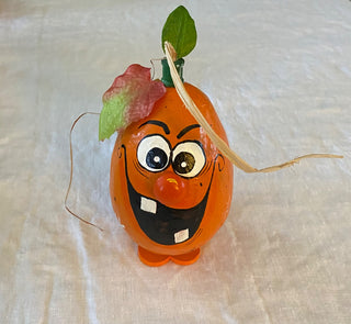 Gourd art pumpkin 5”