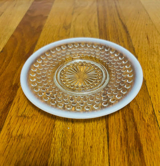 Opalescent Fenton Hobnail Saucer 6"