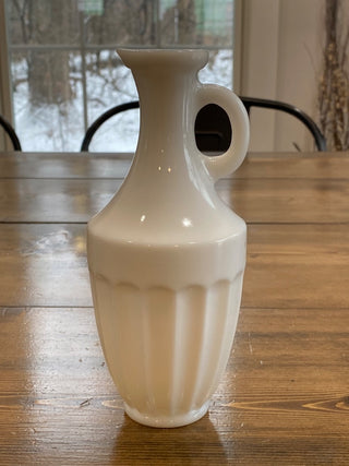Milk Glass Vinegar pitcher