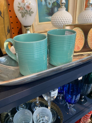 Japanese stoneware mugs (2)