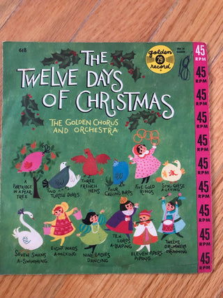 The Twelve Days of Christmas Golden Record 45