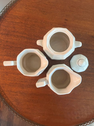3-Piece Kensington Staffordshire Ironstone Cream & Sugar Set