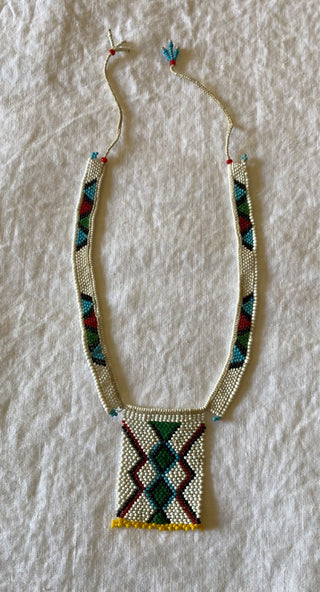 Vintage South African Xhosa handmade “love letter” choker