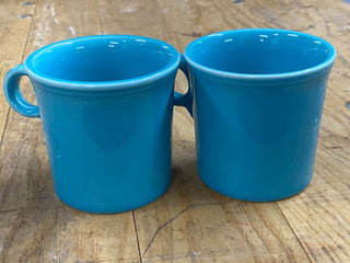 2pc HLC Fiestaware Loop handled Mugs