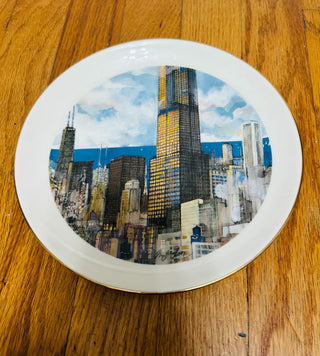 Vintage Franklin McMahon "Chicago Collection" Plate