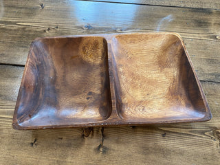 Wood Divided Dish