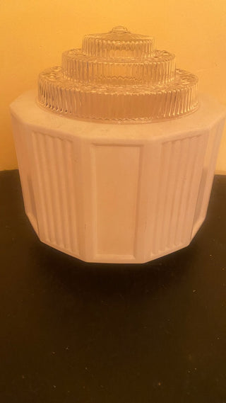 Art Deco light fixture skyscraper globe